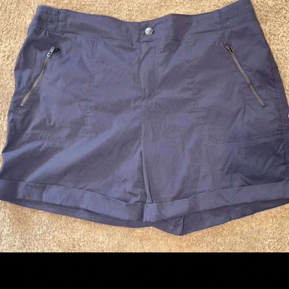 Tangerine Womens Gray Trek Shorts Hiking Outdoor XXLarge Cuffed Zipper P…